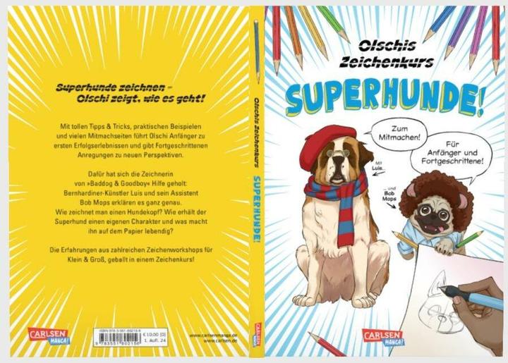 Image du produit Olschis Zeichenkurs: Superhunde! (Allemand, Olschi, 2024)