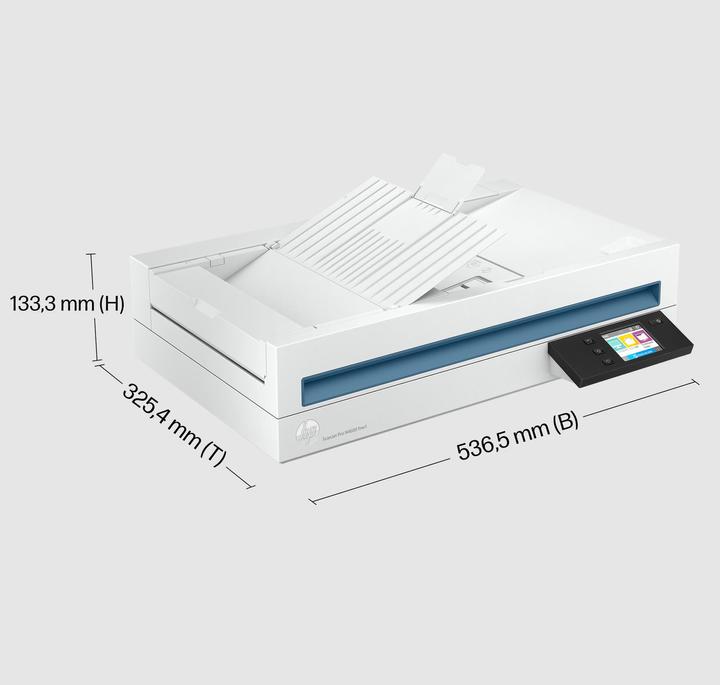 Actual product image HP Scanjet Pro 4600 fnw1 07A (USB, WLAN)