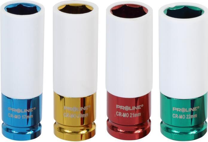 Immagine prodotto Proline Presa elettrica da 1/2" per cerchi in alluminio, 17 mm, Cr-Mo (1/2")