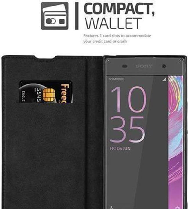 Actual product image Cadorabo Book Invisible Magnet Cover (Sony Xperia XA)
