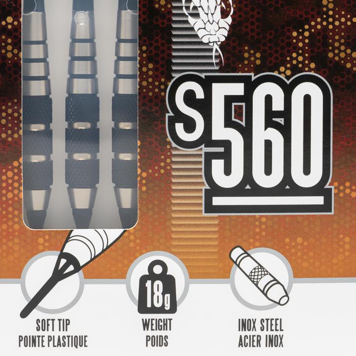 Produktbild Canaveral Dartpfeile S560 Softdart 3 Pfeile Kunststoffspitzen (104 g)