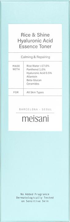 Produktbild Meisani Rice and shine hyaluronic acid essence toner (150 ml)