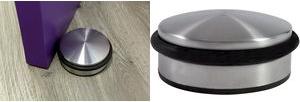Produktbild Alba Türstopper, Edelstahl-Oberfläche, Durchmesser: 110 mm rund, Höhe: 40 mm, Gewicht: 1.050 g, breite, s (1 Stück, 11 x 4 cm)
