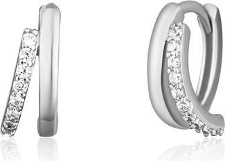 Produktbild JVD Stylish silver earrings with zircons SVLE1835XH2BI00