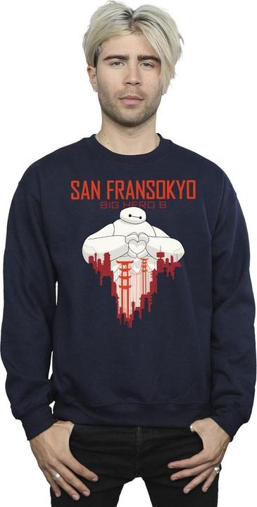 Produktbild Disney Big Hero 6 Baymax San Fransokyo Heart Sweatshirt (XXL)
