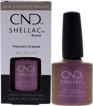 Actual product image CND Shellac - Color Coat Hypnotic Dreams (Gold, Purple, UV gel varnish)
