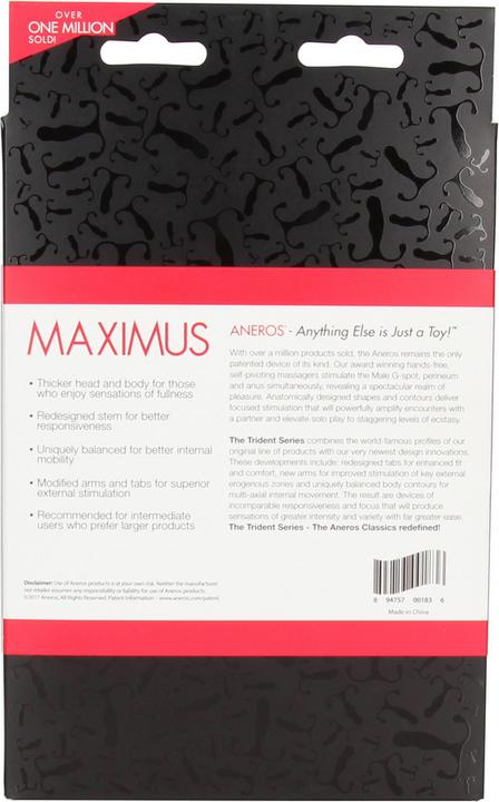 Actual product image Aneros Maximus