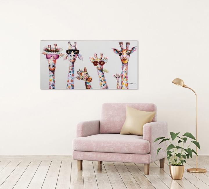 Image du produit Schubiger Image Curieuse famille de girafes (50 x 100 cm)