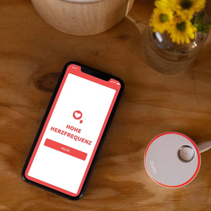 Immagine prodotto Owlet Smart Sock Plus (Audio del baby monitor, 50 m)