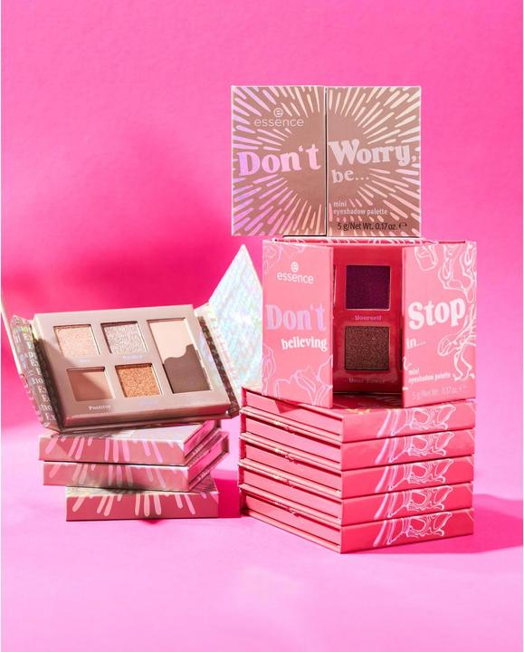 Produktbild essence Don't Worry, be... mini eyeshadow palette (Mehrfarbig)