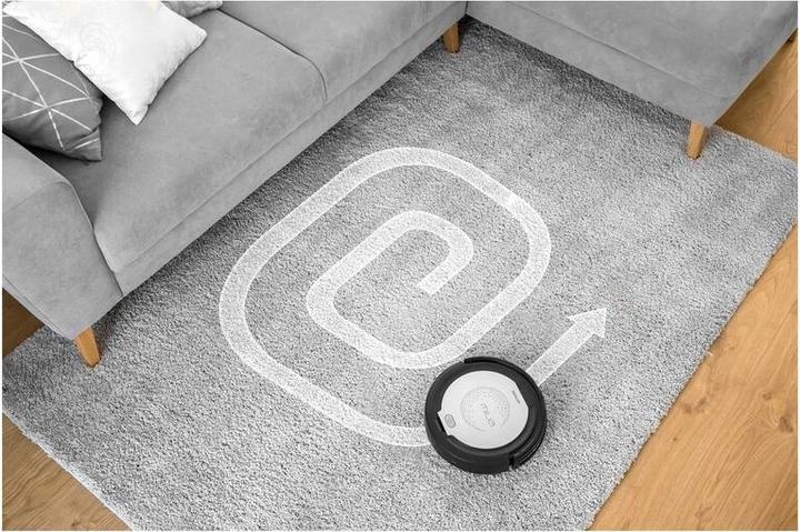 Actual product image Sencor SRV 1000SL robot vacuum 0.2 L Bagless Black, Silver (Vacuum mopping robot)