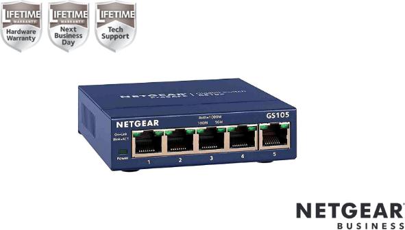 Productafbeelding Netgear GS105GE (5 Havens)