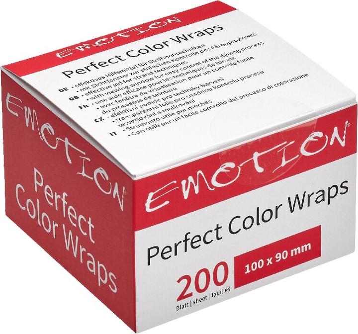 Actual product image Efalock Emotion Perfect Color Wraps S 200 pcs.