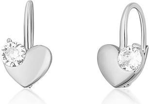 Immagine prodotto JVD Delicati orecchini in argento Cuore con zircone SVLE1513XH2BI00