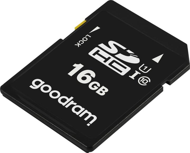 Immagine prodotto Goodram S1A0-0160R12 Scheda di memoria (16 GB, classe 10, classe U1, V10, scheda di memoria) (16 GB, SDHC, U1, UHS-I)