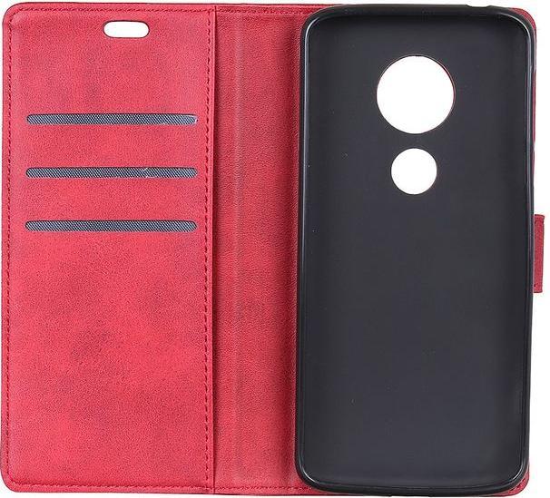 Productafbeelding MU Classic Classic IV Lederen Boekomslag Serie (Motorola Moto G7 Play)