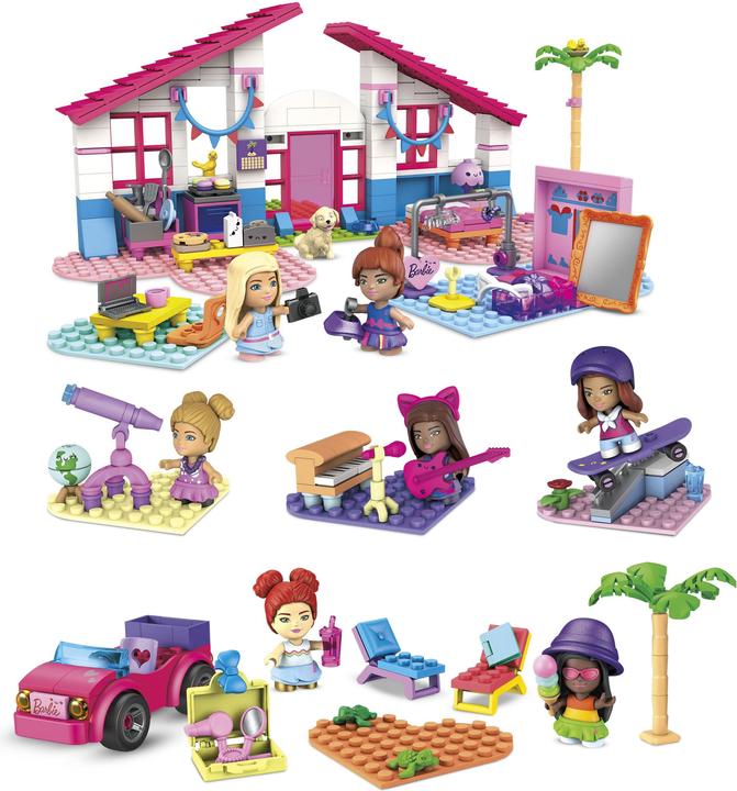 Produktbild Mega Bloks Mega Construx - Barbie-Spielset-Bundle