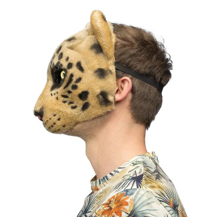 Produktbild Boland Plüsch-Halbmaske Leopard