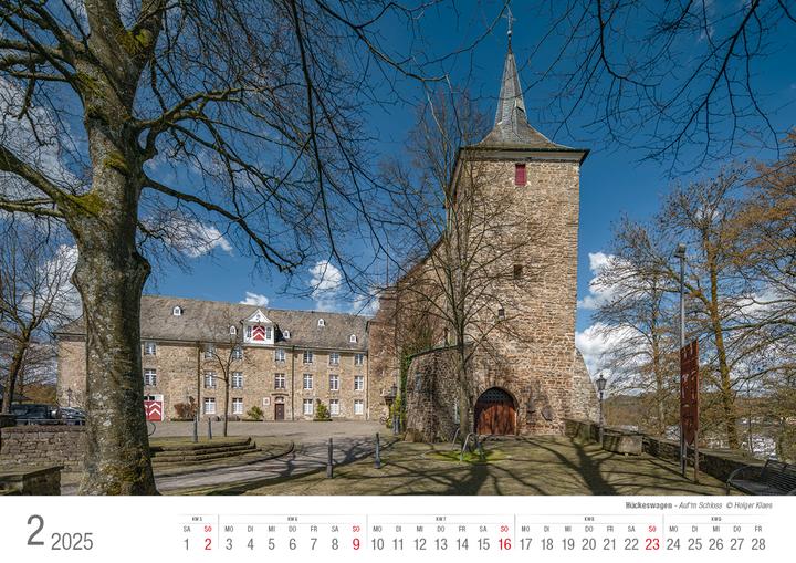 Immagine prodotto Hückeswagen 2025 calendario illustrato A3 paesaggio con rilegatura a spirale (A3, Copertina rigida, Tedesco)