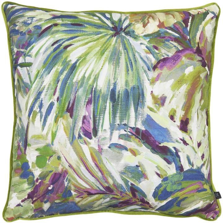 Image du produit Prestigious Textiles Housse de coussin Palmyra Tropical ornée de strass (55 x 55 cm)