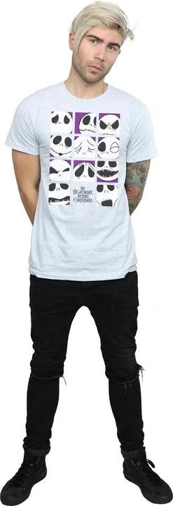 Produktbild Disney Nightmare Before Christmas Many Faces Of Jack Squares TShirt (M)