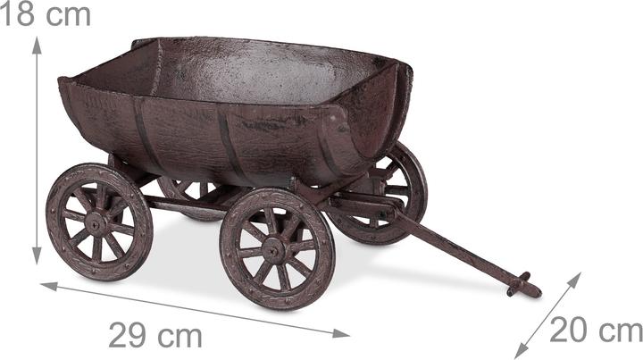 Actual product image Relaxdays Planter barrel (20 cm)