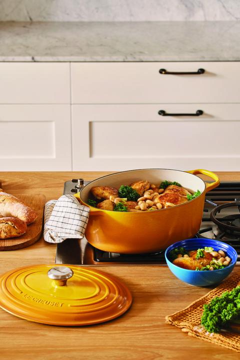Image du produit Le Creuset Cocotte Signature ovale 31 cm Nectar (31 cm, Cocotte + faitout, Fonte)