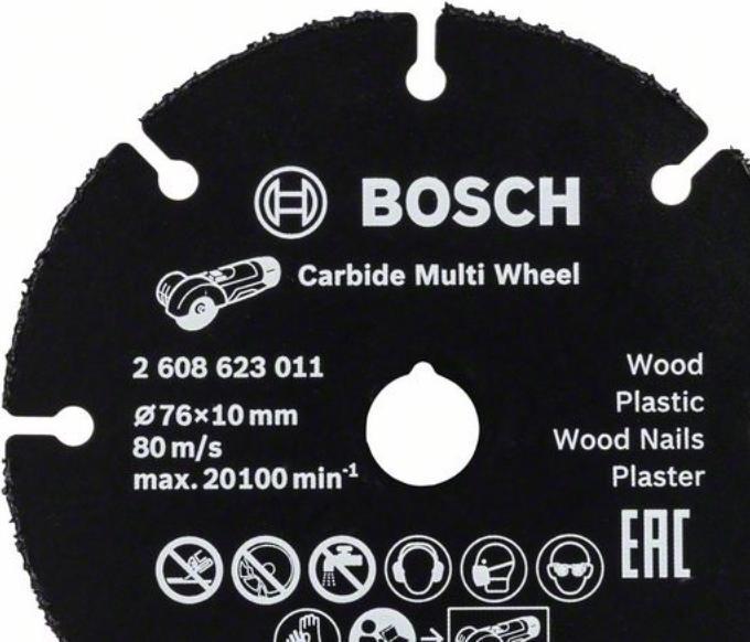 Produktbild Bosch Professional Zubehör EXPERT Carbide Multi Wheel Trennscheibe, 76 mm, 10 mm