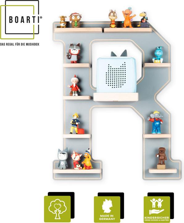 Actual product image VCM Shelf letter R for Toniebox Tonies
