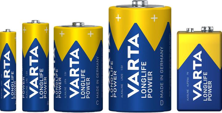 Produktbild Varta LONGLIFE Power (1 Stk., 9V Block, 580 mAh)