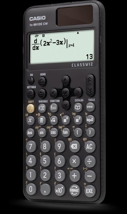Immagine prodotto Casio FX-991DE CW (Celle solari, Batterie)