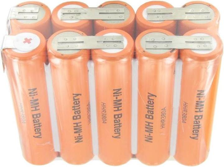 Actual product image Panasonic Akku 10/HHR380A aus 10x HHR-380A (10 pcs., 3800 mAh, Rechargeable battery)