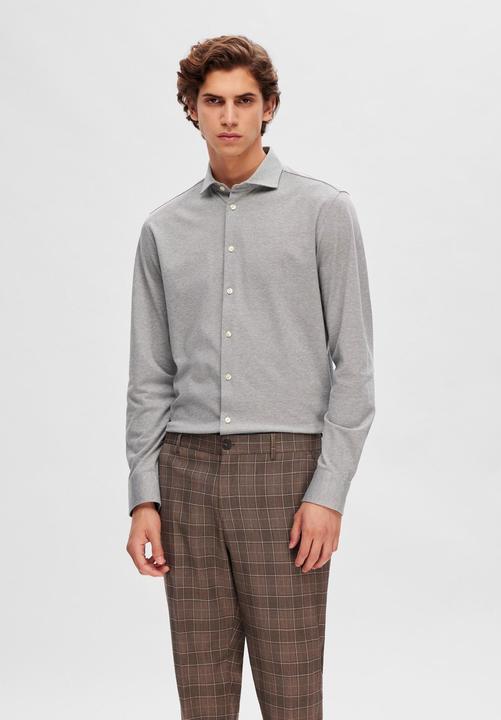 Image du produit Selected Homme Chemise à manches longues en piqué (XL)