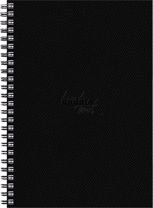 Image du produit Rhodia Touch Watercolor Book, papier 100% coton grain satiné 300g - A4 portrait, 40 pages - Noir (300 g/m², 120 x)