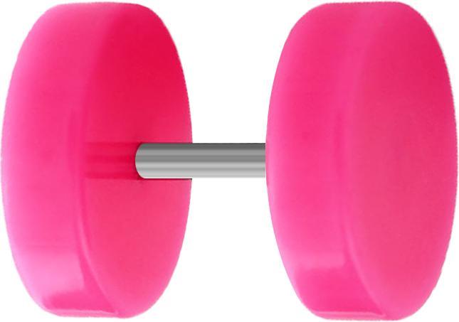 Produktbild Star Piercing Fake Plug pink (ohne Messing, Acryl)
