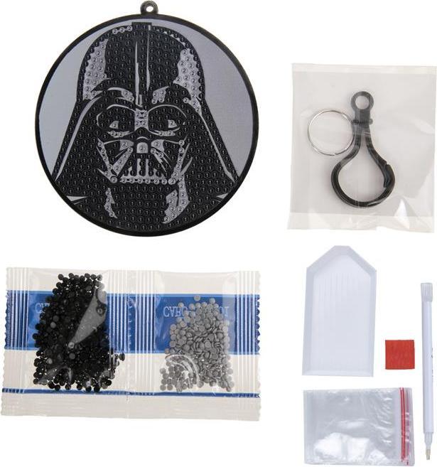 Actual product image Craft Buddy Darth Vader, Crystal Art backpack pendant
