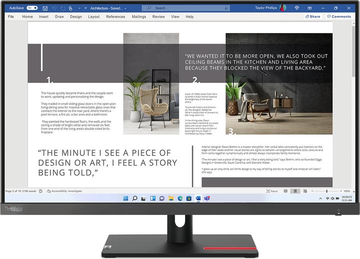 Produktbild Lenovo ThinkVision S27i-30 (1920 x 1080 Pixel, 27")