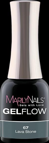 Actual product image Marily Nails GELFLOW - 67 Lava Stone (Lava Stone, UV gel varnish)