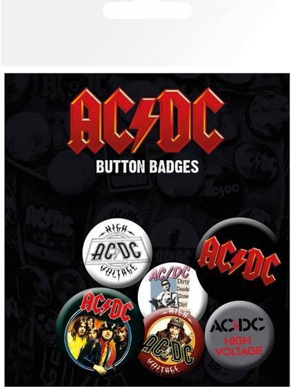 Produktbild GB Eye ACDC - Badge Pack - Mix X4