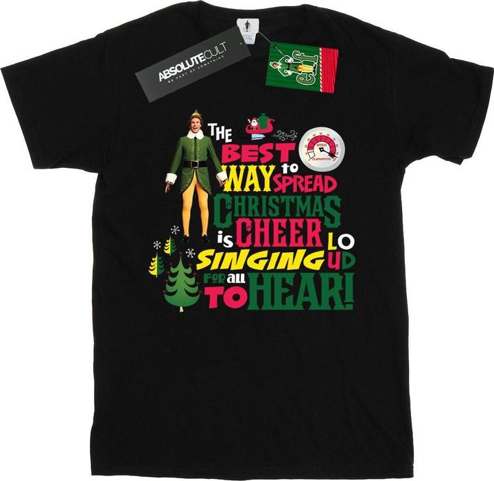 Immagine prodotto Elf Christmas Cheer Maglietta Ampia Donna (S)