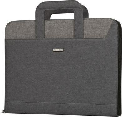 Niji 61496 Ordner Stoff Grau A4