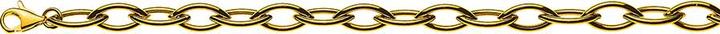 Produktbild Muau Navette (Gelbgold, Weissgold, Rotgold oder Silber, 45 cm)
