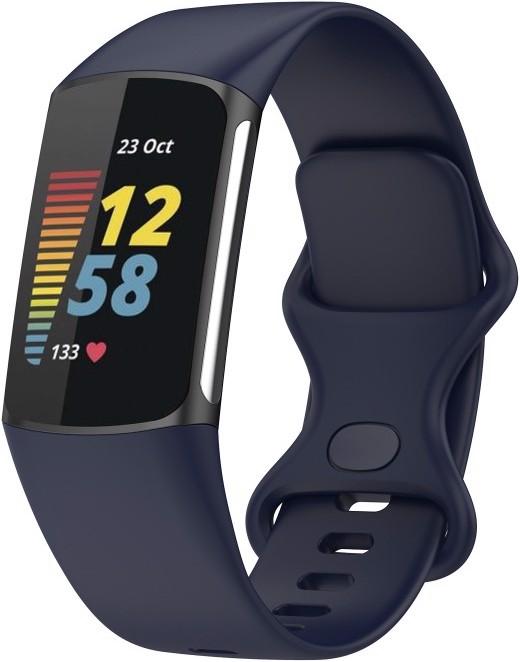 Image du produit Cover-Discount Fitbit Charge 5 - Bracelet sport en silicone bleu foncé (Silicone)