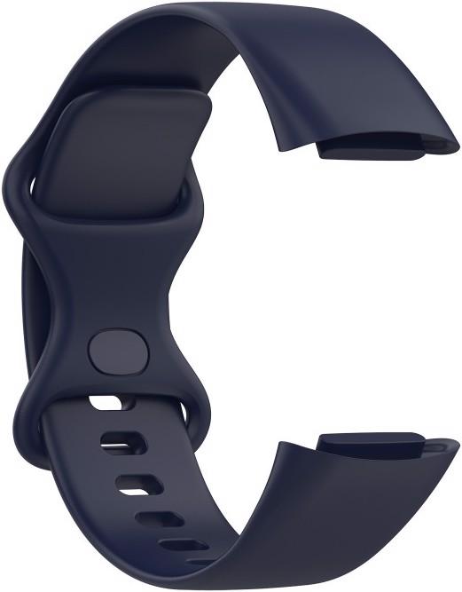Image du produit Cover-Discount Fitbit Charge 5 - Bracelet sport en silicone bleu foncé (Silicone)