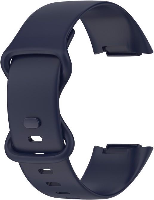 Image du produit Cover-Discount Fitbit Charge 5 - Bracelet sport en silicone bleu foncé (Silicone)