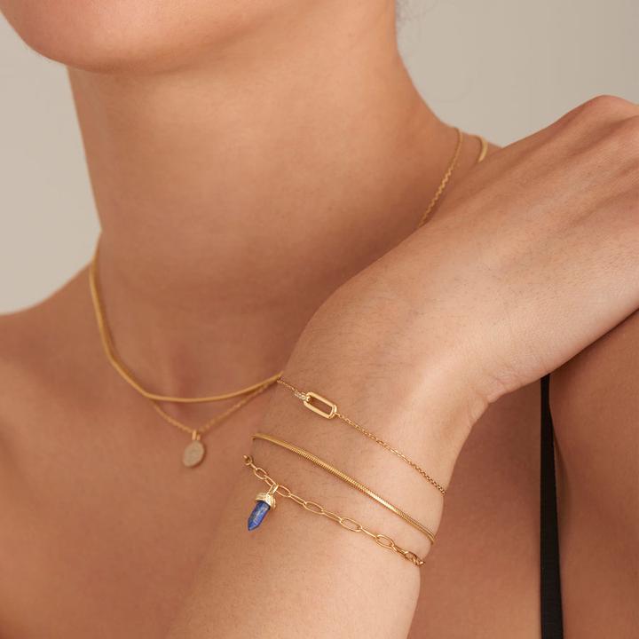 Immagine prodotto Ania Haie Bracciale Catena di serpenti in argento 925 (16.50 cm, Argento 925)