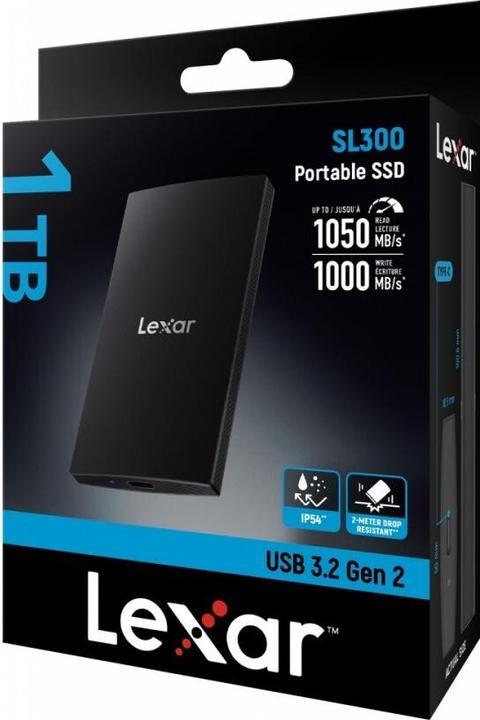 Produktbild Lexar SSD USB3.2 1TB EXT./LSL300001T-RNBNG (1000 GB)