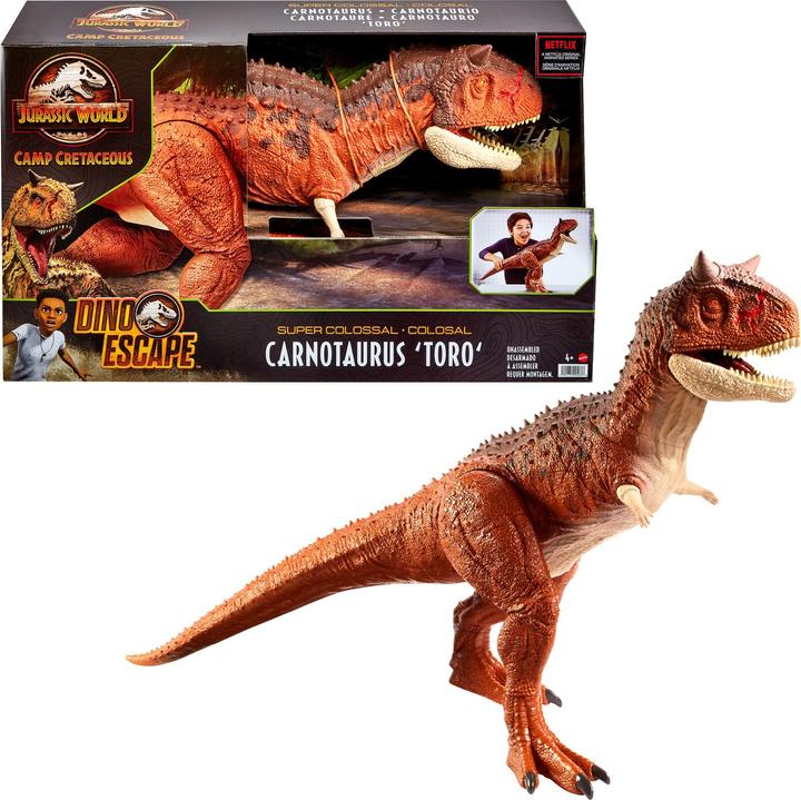 Produktbild Jurassic World Dinozauras - Carnotaurus Toro Super Colossal 90 cm