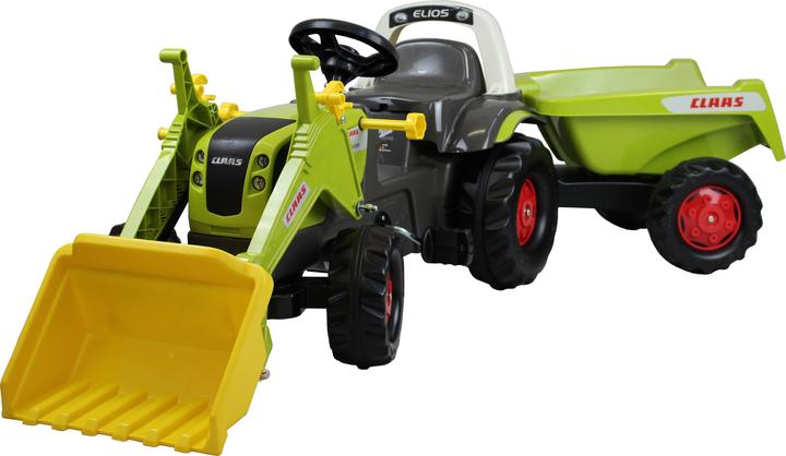 Rolly Toys RollyToys Trettraktor Claas Xerion mit rollyMinitrac Anhänger Traktor mit Hänger