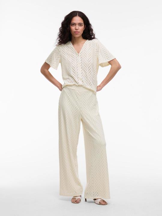 Produktbild Vila VIDELAIA High Waist Hose mit weitem Bein (M)